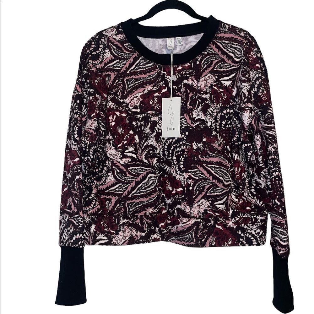 NWT Joie Caleigh Printed Sweatshirt